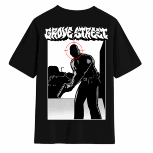 T-shirt Aezakmi - black rear
