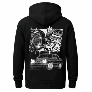 Hoodie M3E30 - Back (Black)