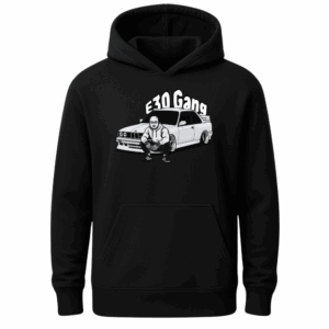 Hoodie M3E30 - Front (Black)