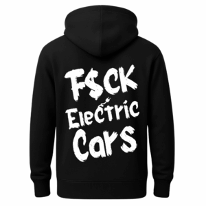 Hoodie F Electric - Black (Back)