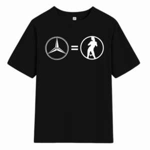 Тениска Mercedes Love - Черна
