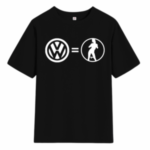Тениска VW Love - Черна