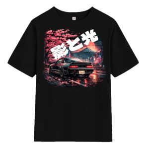 Тениска JDM Nissan 180SX - Черен