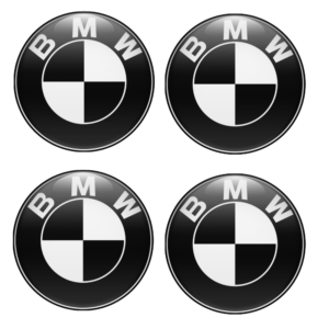 Комплект черно/бели капачки за BMW.