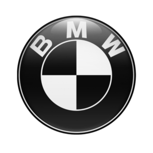 Черно/бяла капачка 68мм за BMW/БМВ