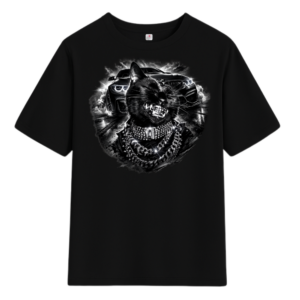 Тениска MEOWTORSPORT - черен