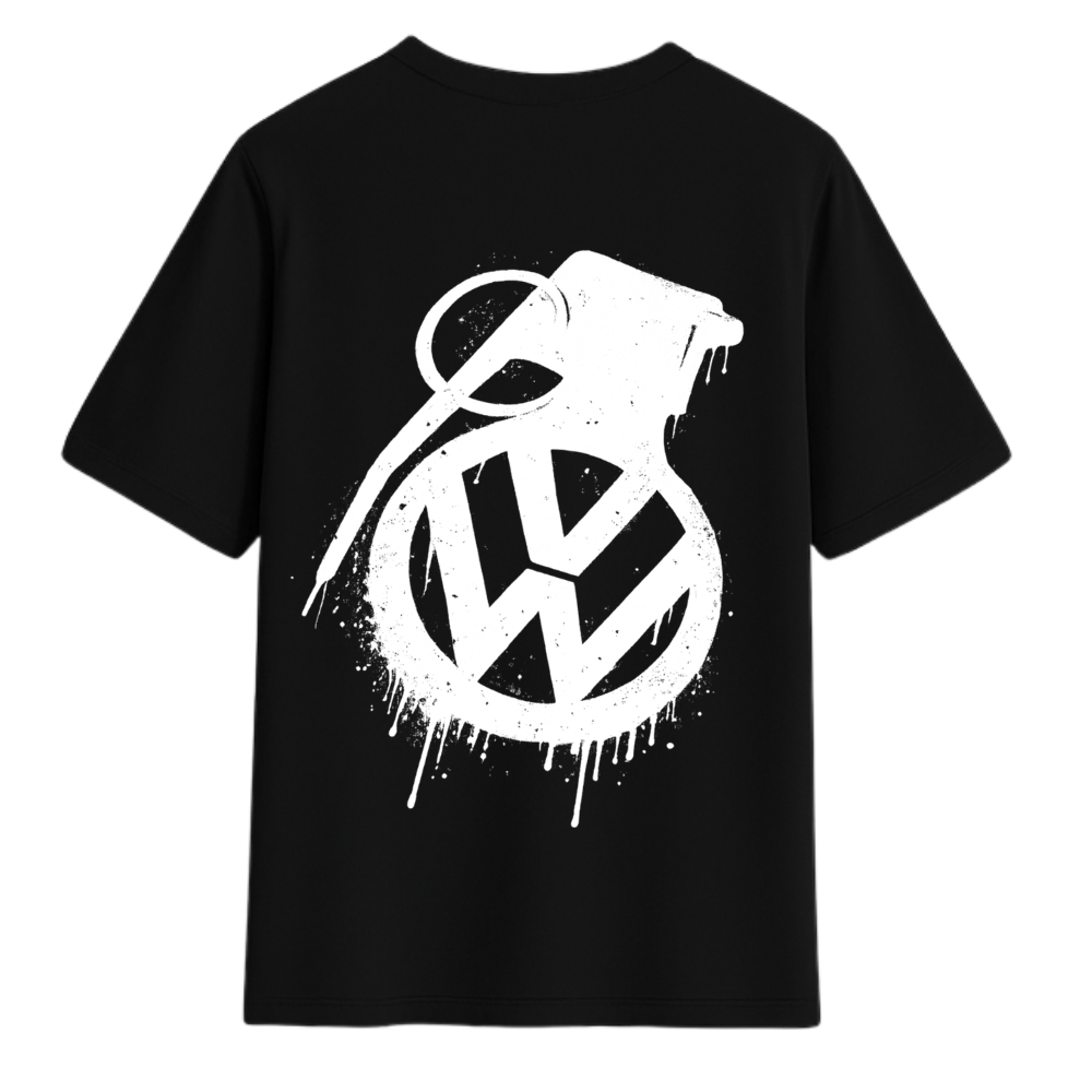 Тениска Volkswagen графит - черна