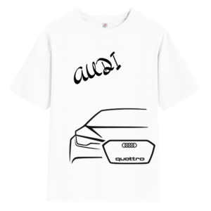 Тениска Audi Quattro - бяла